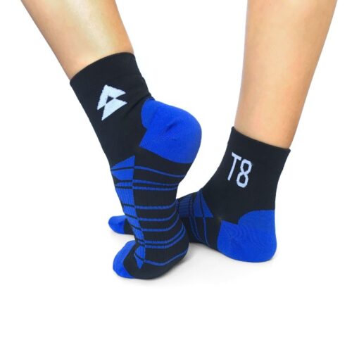 T8 Run Socks – Blue
