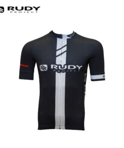 Rudy Project Apparel Men’s Breathable Biking Cycling Jersey – Black and White