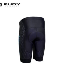 Rudy Project Apparel Men’s Breathable Biking Cycling Jersey Shorts – Aqua Blue and Black
