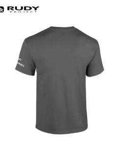 Rudy Project Apparel Tee App Cotton T-Shirt Top in Charcoal for Men and Women Everyday or Sports