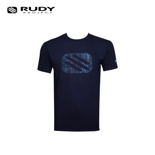 Rudy Project Apparel Iconic Map Cotton T-Shirt Top for Men and Women Everyday or Sports
