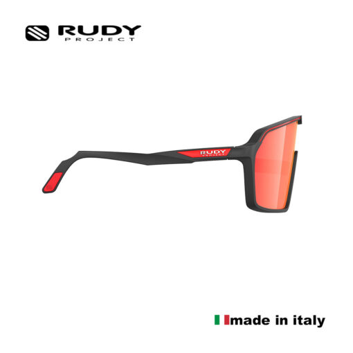 Rudy Project Performance Eyewear Spinshield Black Matte-Rp Optics Multilaser Red Cycling Shades Sunglasses for Men and Women