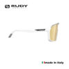 Rudy Project Performance Eyewear Spinshield Multilaser Gold Cycling Shades Sunglasses for Men and Women
