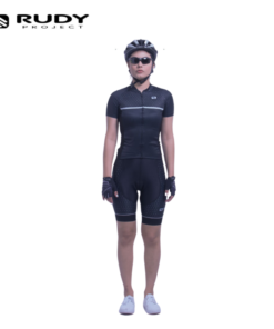 Rudy Project Womens Road Cycling Shorts in Black Model 1